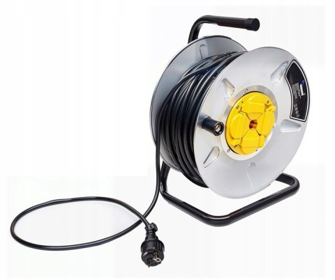 25m 3x2,5 METALOWY PRZEDŁUŻACZ BĘBNOWY NA BĘBNIE BUDOWLANY ONDRAGON MOCNY