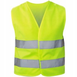 KAMIZELKA ODBLASKOWA OSTRZEGAWCZA ŻÓŁTA ODBLASK KOSZULKA ODBLASKOWA DROGOWA