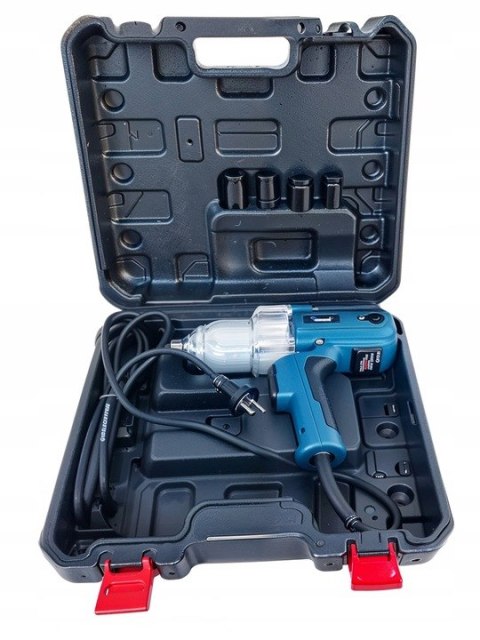 KLUCZ UDAROWY ELEKTRYCZNY 2200W 1/2 800Nm 4x NASADKI 18 19 21 22mm +walizka