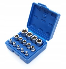 KLUCZE NASADOWE TORX 4mm-24mm NASADKI TORKS 14EL