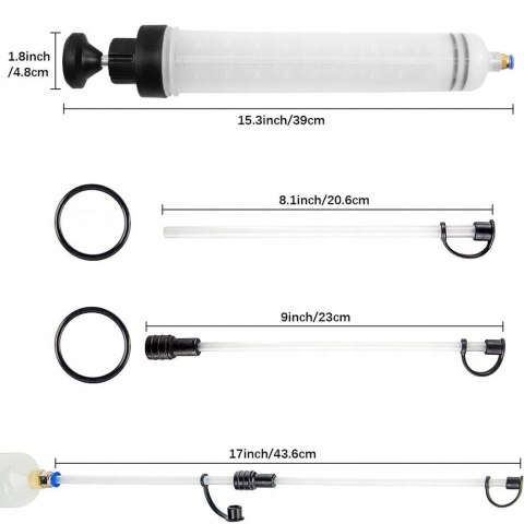 ODSYSARKA STRZYKAWKA OLEJU PŁYNU HAMULCOWEG0 500ML. PŁYNÓW EKSPLOATACYJNYCH