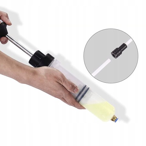 ODSYSARKA STRZYKAWKA OLEJU PŁYNU HAMULCOWEG0 500ML. PŁYNÓW EKSPLOATACYJNYCH