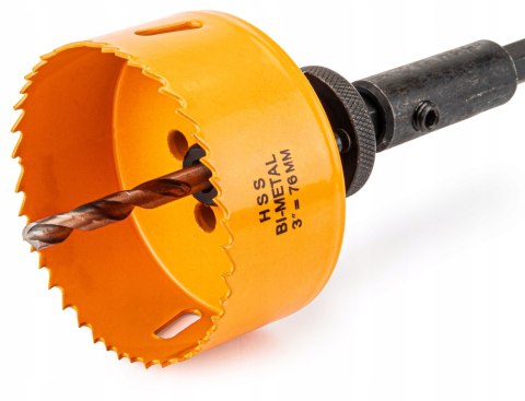 OTWORNICE BIMETAL DO METALU I DREWNA 17 SZT FREZY