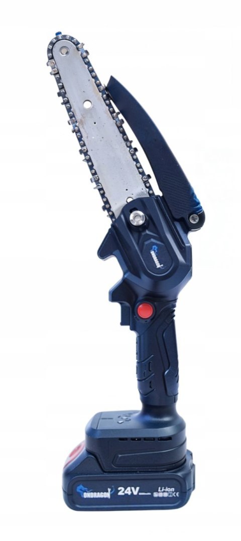 PIŁA ŁAŃCUCHOWA AKUMULATOROWA PILARKA AKU 6" 24V AKUMULATOR ŁAŃCUCH MOCNA