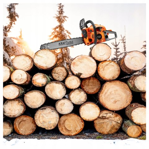 PIŁA SPALINOWA PILARKA ŁAŃCUCHOWA 5,9km 2x łańcuch/prowadnica Mocna XXL