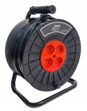 PRZEDŁUŻACZ BĘBNOWY BUDOWLANY DO OGRODU 25M 3x2,5 KABEL LISTWA NA BĘBNIE CE