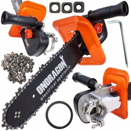 PRZYSTAWKA PIŁA ŁAŃCUCHOWA ADAPTER DO SZLIFIERKI KĄTOWEJ 12