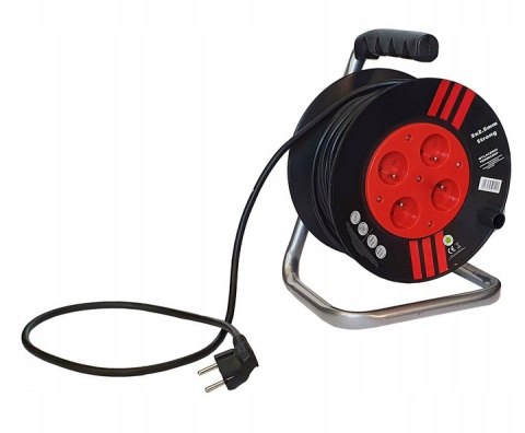 Pp 50m 3x2,5 PRZEDŁUŻACZ BĘBNOWY NA BĘBNIE ZWIJAK