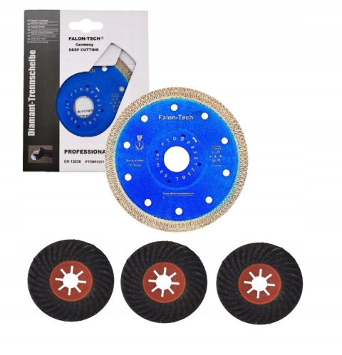 TARCZA 125mm DIAMENTOWA DO PŁYTEK GRESU GLAZURY SZLIFOWANIA CIĘCIA 45°