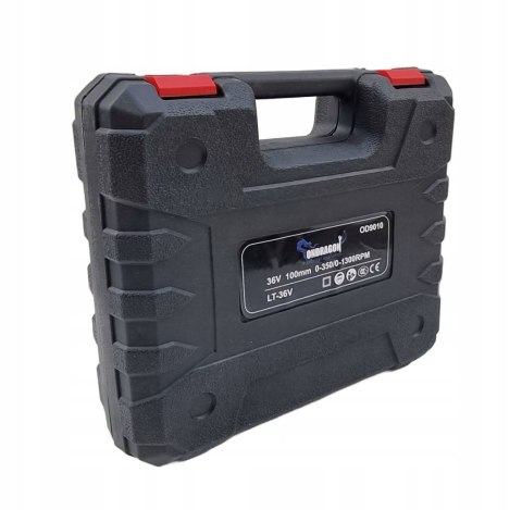 WIERTARKO WKRĘTARKA AKUMULATOROWA 36V ŻÓŁTA + 2 AKUMULATORY 5.0Ah W WALIZKA