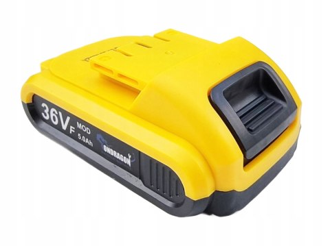 WIERTARKO WKRĘTARKA AKUMULATOROWA 36V ŻÓŁTA + 2 AKUMULATORY 5.0Ah W WALIZKA