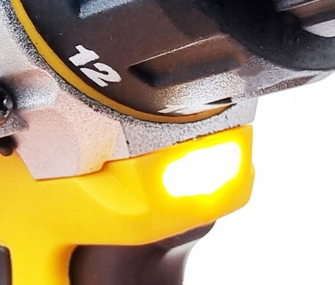 WIERTARKO WKRĘTARKA AKUMULATOROWA 36V ŻÓŁTA + 2 AKUMULATORY 5.0Ah W WALIZKA