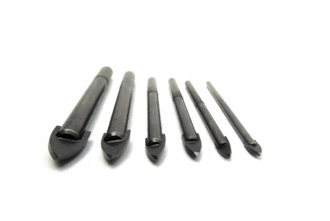 WIERTŁA DO SZKŁA GLAZURY KAFELEK CERAMIKI ZESTAW WIERTEŁ W WALIZCE WIERTŁO