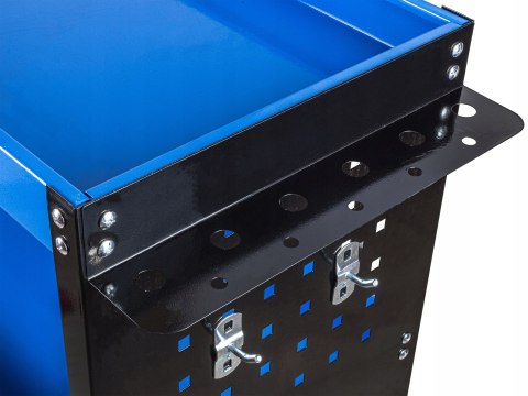 WÓZEK WARSZTATOWY NARZĘDZIOWY SERWISOWY SZAFKA ZE ŚCIANKAMI ŚCIANKI HAKI