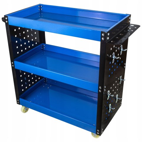 WÓZEK WARSZTATOWY NARZĘDZIOWY SERWISOWY SZAFKA ZE ŚCIANKAMI ŚCIANKI HAKI