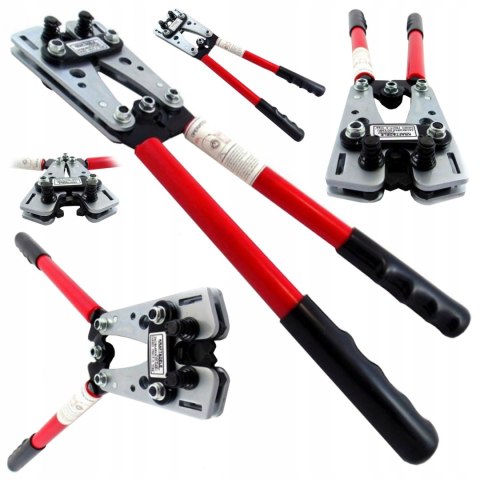 ZACISKARKA PRASKA DO KABLI TULEJEK KOŃCÓWEK 6-50mm