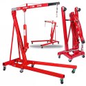 ŻURAW WARSZTATOWY PODNOŚNIK DO SILNIKOW DŹWIG 2T STOJAK SKŁADANY STABILNY