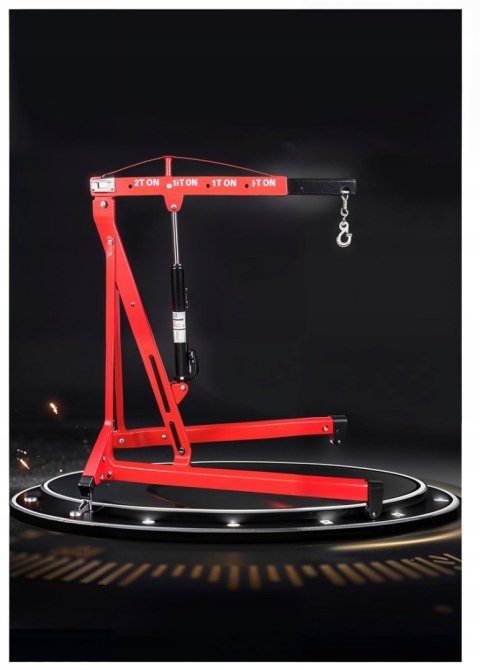 ŻURAW WARSZTATOWY PODNOŚNIK DO SILNIKOW DŹWIG 2T STOJAK SKŁADANY STABILNY