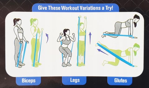 2M TAŚMA GUMA REHABILITACYJNA DO ĆWICZEŃ FITNESS