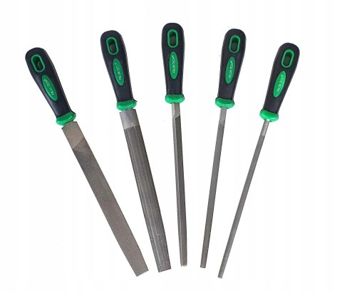 5szt ZESTAW PILNIK ZDZIERAK TARNIK DO METALU 200mm