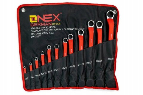 6-32 GUMA WYGIĘTE GIĘTE KLUCZE OCZKOWE ZESTAW 12EL