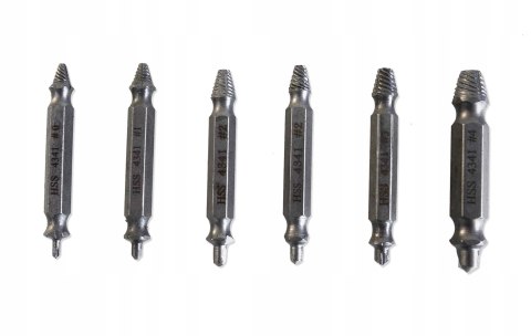 6 EL WYKRĘTAKI DO URWANYCH ZERWANYCH ŚRUB ŚRUBA