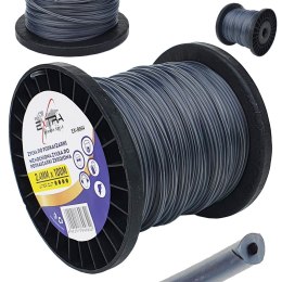 E ŻYŁKA TNĄCA DO KOSY WZMACNIANA z DRUTEM 2,4x100m