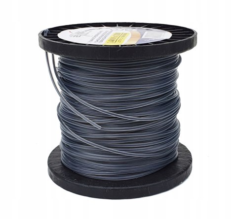 E ŻYŁKA TNĄCA DO KOSY WZMACNIANA z DRUTEM 2,4x100m