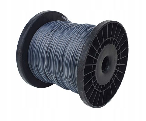 E ŻYŁKA TNĄCA DO KOSY WZMACNIANA z DRUTEM 2,4x100m