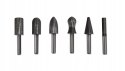 FREZY TRZPIENIOWE DO METALU PILNIKI HSS ZESTAW 6EL