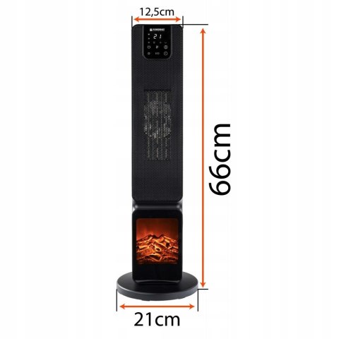 Grzejnik elektryczny ceramiczny Powermat PM-GKL-3500DLK 2500 W