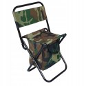 KRZESŁO TURYSTYCZNE WĘDKARSKIE SKŁADANE FOTEL MORO
