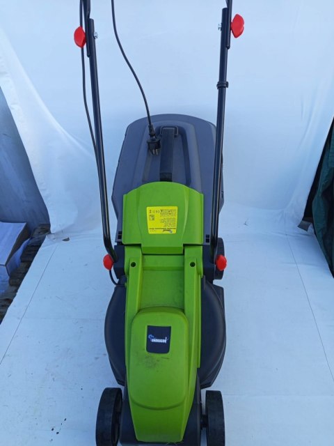 OUTLET W162 2400W KOSIARKA ELEKTRYCZNA DO TRAWY LEKKA DUŻY KOSZ 30L REGULAC