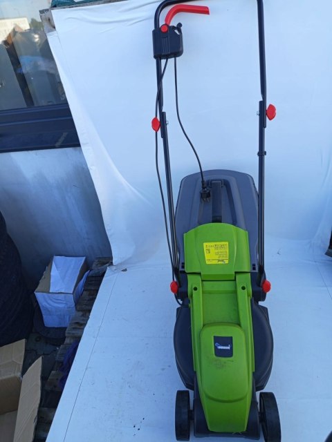 OUTLET W162 2400W KOSIARKA ELEKTRYCZNA DO TRAWY LEKKA DUŻY KOSZ 30L REGULAC