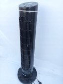 OUTLET W242 WENTYLATOR KOLUMNOWY STOJĄCY PODŁOGOWY WIATRAK CZARNY BLACK 80W