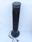 OUTLET W242 WENTYLATOR KOLUMNOWY STOJĄCY PODŁOGOWY WIATRAK CZARNY BLACK 80W