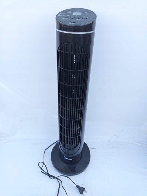 OUTLET W242 WENTYLATOR KOLUMNOWY STOJĄCY PODŁOGOWY WIATRAK CZARNY BLACK 80W