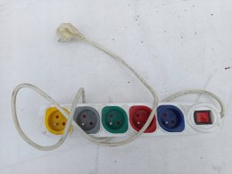 OUTLET W379 PRZEDŁUŻACZ LISTWA ZASILAJĄCA 5 GNIAZD MOCNA Z UZIEMIENIEM