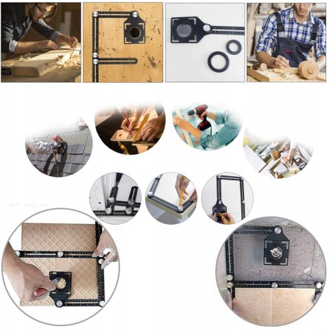 PRZYMIAR ZNACZNIK SZABLON WZORNIK OTWORÓW PŁYTEK