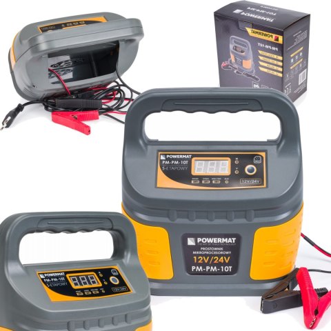 Prostownik MIKROPROCESOROWY Akumulatorowy 12V 24V