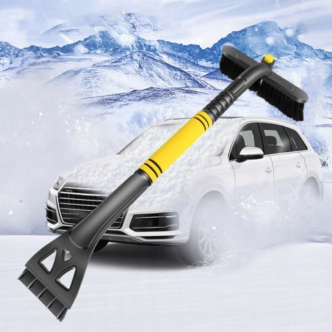 SKROBACZKA DO SZYB TELESKOPOWA SZCZOTKA DO ODŚNIEŻANIA SAMOCHODU ŚNIEGU