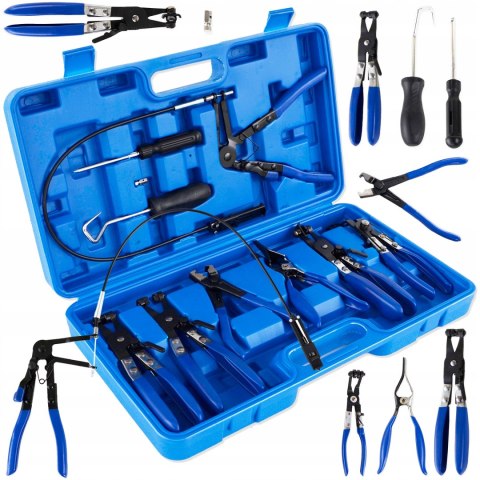 SZCZYPCE DO OPASEK ZACISKOWYCH OSŁON ZESTAW 9el