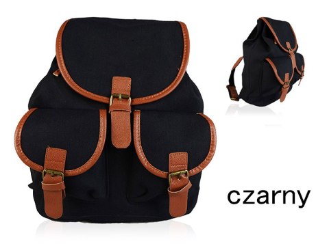 SZKOLNY PLECAK A4 VINTAGE UNISEX RETRO DUŻY SZKOŁA