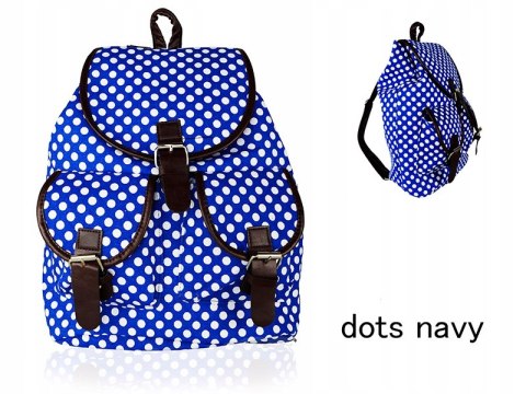 SZKOLNY PLECAK A4 VINTAGE UNISEX RETRO DUŻY SZKOŁA