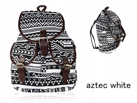 SZKOLNY PLECAK A4 VINTAGE UNISEX RETRO DUŻY SZKOŁA