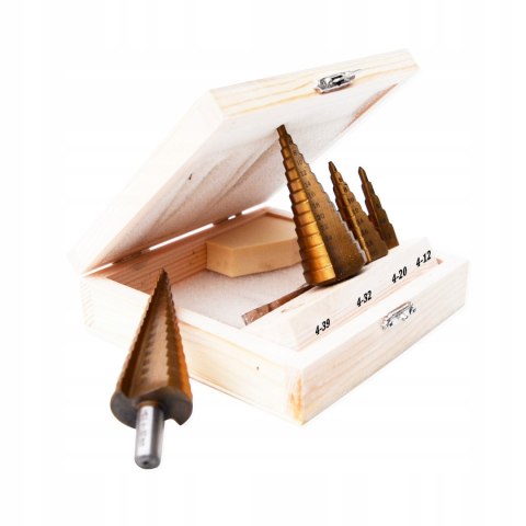 WIERTŁO WIERTŁA STOPNIOWE STOŻKOWE 4el TYTAN 4-39