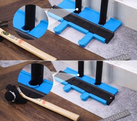 WZORNIK KSZTAŁTÓW PROFILI SZABLON PRZYMIAR 260mm