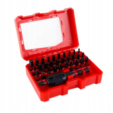 ZESTAW BITÓW UDAROWYCH SHOCKWAVE BITY GROTY 32 szt