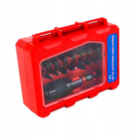 ZESTAW BITÓW UDAROWYCH SHOCKWAVE BITY GROTY 32 szt