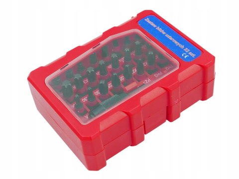 ZESTAW BITÓW UDAROWYCH SHOCKWAVE BITY GROTY 32 szt